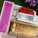 Zeep maken set: siliconen vorm, snijbak & messen, Hobby en Vrije tijd, Ophalen