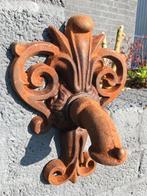 Waterspuwer voor muur fontein, lelie + Neptunus, Ophalen of Verzenden, Gietijzer, Fontein