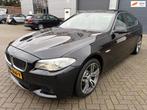 BMW 5-serie 535i High Executive / M-Pakket / Leder / Automaa, Euro 5, Achterwielaandrijving, Gebruikt, Zwart