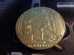 Goudkleurige munt Olympia Spiele Berlin 1936, Verzamelen, Militaria | Tweede Wereldoorlog, Verzenden, Duitsland