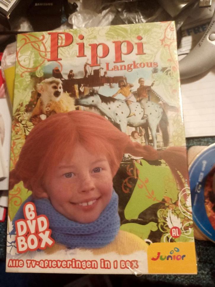 Pippi Langkous de gehele tv-serie 6dvd *Nieuw in verpakking*, Cd's en Dvd's, Dvd's | Kinderen en Jeugd, Nieuw in verpakking, Avontuur