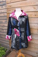 Jas zwart/rose/blauw/grijs Joseph Ribkoff mt 38/40 AANBIEDIN, Kleding | Dames, Jassen | Winter, Maat 38/40 (M), Zwart, Joseph Ribkoff