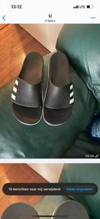 Slippers van Adidas,maat 41kleur zwart met wit strepen, Kleding | Heren, Badmode en Zwemkleding, Zwemslip, Ophalen of Verzenden