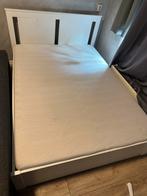 IKEA Songesand bed 140x200, Ophalen, Gebruikt, Wit, Tweepersoons