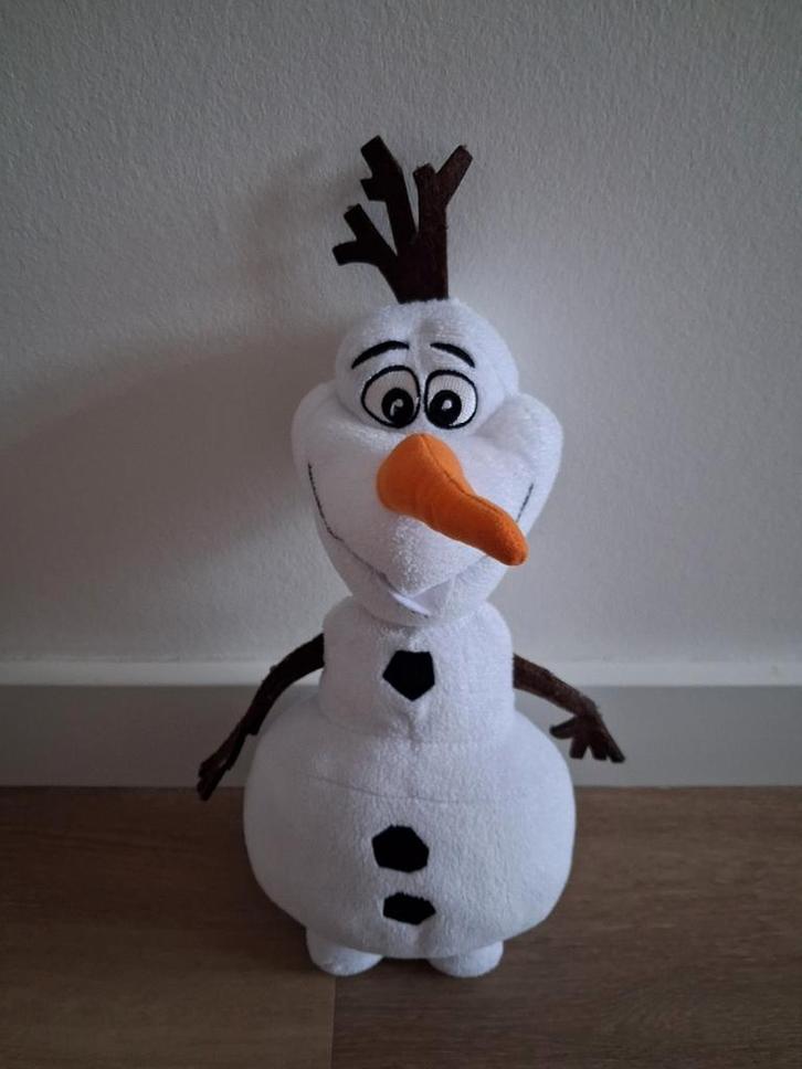 Knuffel Olaf Frozen Disney sneeuwpop Anna Elsa L357, Kinderen en Baby's, Speelgoed | Knuffels en Pluche, Zo goed als nieuw, Overige typen