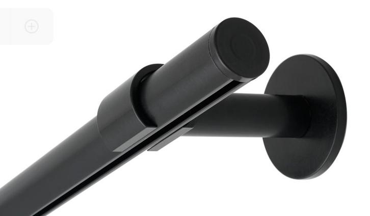 Luxe gordijnrail 8,70 meter mat zwart HIGH END DESIGN, Huis en Inrichting, Stoffering | Gordijnen en Lamellen, Nieuw, 200 cm of meer