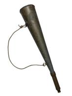 oude koperen/messing scheepshoorn, misthoorn, Ophalen of Verzenden, Hoorn, Gd_gerrits@hotmail.com, Hoorn