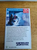 Kortingsbon voor Nederlands Ijsbeelden Festival, Tickets en Kaartjes, Drie personen of meer, Maart