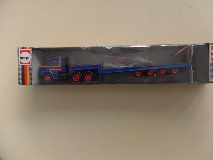 Scania torpedo trekker / oplegger  Herpa  , Hobby en Vrije tijd, Modelauto's | 1:87, Nieuw, Bus of Vrachtwagen, Herpa, Verzenden
