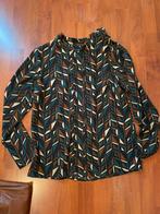 La fée maraboutée top, mooie herfstkleur, strik hals, mt 40, Ophalen of Verzenden, Zo goed als nieuw, Maat 38/40 (M), Blauw