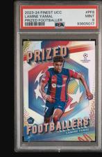 2023-24 Topps Finest UCL Lamine Yamal PSA 9 Prized Footballe, Ophalen of Verzenden, Zo goed als nieuw, Losse kaart