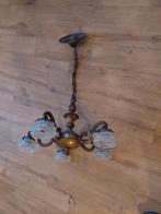 Art Nouveau Hanglamp, Ophalen of Verzenden, Rond, Minder dan 25 cm