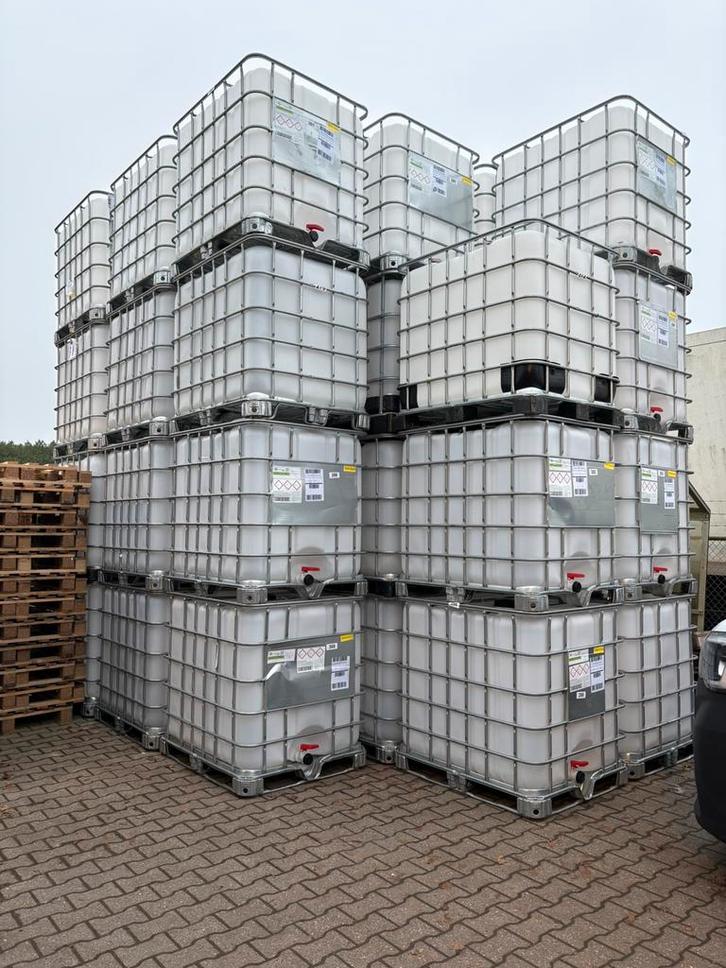 IBC container - Regenton - 1000 liter vat, Doe-het-zelf en Verbouw, Kratten en Dozen, Zo goed als nieuw, Krat, 100 cm of meer