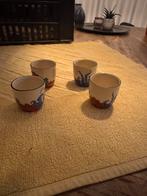 Clarice Cliff Eierhouders–Bizarre "Gayday" Serie – Set van 4, Ophalen of Verzenden