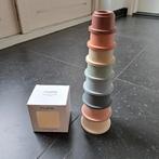 Mushie stapelbekers, Kinderen en Baby's, Speelgoed | Babyspeelgoed, Ophalen, Zo goed als nieuw, Overige typen
