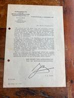 Nederlands bekendmaking Lentz vestiging PB persoonsbewijs 42, Verzamelen, Militaria | Tweede Wereldoorlog, Ophalen of Verzenden