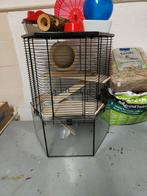 Hamster kooi 6 hoekig., Dieren en Toebehoren, Knaagdieren en Konijnen | Hokken en Kooien, Kooi, Gebruikt, Minder dan 75 cm, Hamster