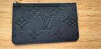 Louis Vuitton Neverfull pouch pochette authentiek origineel, Ophalen, Nieuw, Zwart, Leer