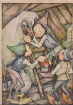 3 kabouters, Verzamelen, Ansichtkaarten | Themakaarten, Ophalen of Verzenden, 1960 tot 1980, Gelopen, Kinderen