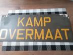Metalen bord kamp overmaat, Ophalen of Verzenden, Landmacht, Nederland