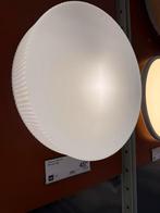 Witte plafonniere glas ook geschikt badkamer, Ophalen, Nieuw, Glas