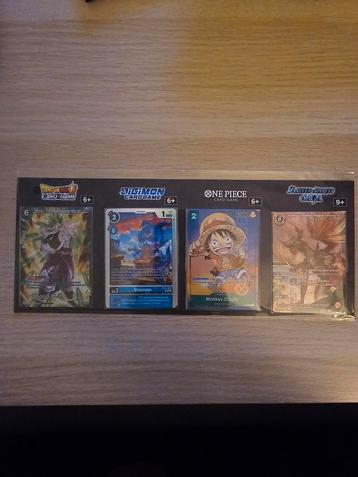 2023 BANDAI Promo Sheet Digimon,One Piece,DBS,Battle Spirit beschikbaar voor biedingen