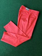 Oranje, zalmkleurige chino, 7/8 broek Gardeur, Ivra, mt. 38, Maat 38/40 (M), Oranje, Ophalen of Verzenden, Zo goed als nieuw
