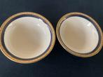 2 dessertschaaltjes WEDGWOOD ROCOCO 2000, Huis en Inrichting, Keuken | Servies, Ophalen of Verzenden, Zo goed als nieuw, Bord(en)