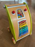 Janod loopwagen muziek, Kinderen en Baby's, Speelgoed | Houten speelgoed, Ophalen, Gebruikt, Rij- of Hobbelspeelgoed