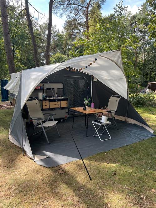 Vouwwagen Combi-Camp Country, Caravans en Kamperen, Vouwwagens, Combi-Camp, tot en met 4, Grijs, Aanwezig, Ophalen