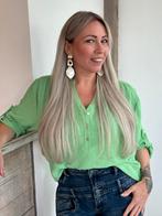 Prachtige mat blonde microring extensions 130 stuks, Ophalen of Verzenden, Zo goed als nieuw, Pruik of Haarverlenging