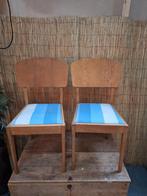 2 vintage opknap stoelen, Ophalen, Gebruikt