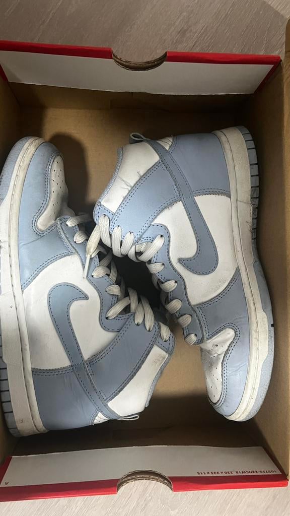 Nike dunk high white aluminium, Kleding | Heren, Schoenen, Ophalen, Wit, Sneakers of Gympen, Zo goed als nieuw