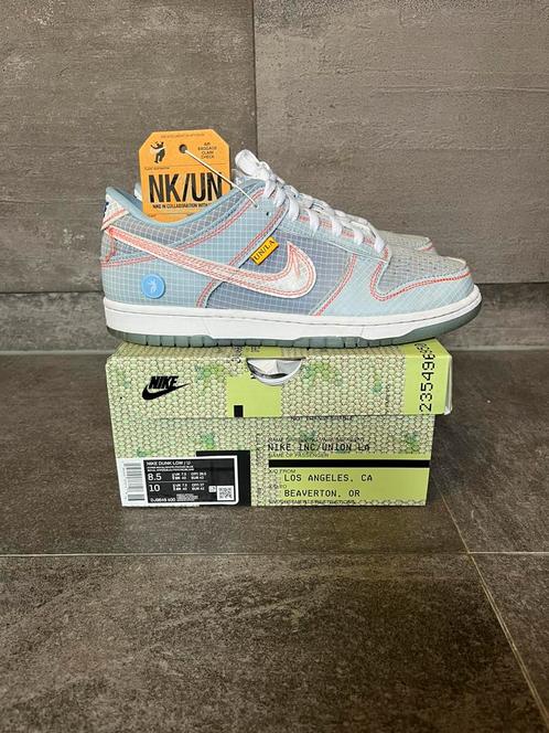 Nike Dunk Low Union Passport Pack Argon | Maat 42, Kleding | Heren, Schoenen, Zo goed als nieuw, Sneakers of Gympen, Blauw, Ophalen of Verzenden