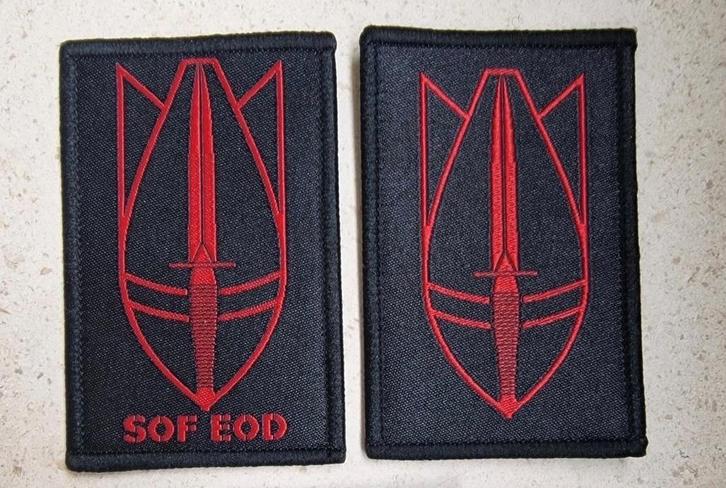 GEZOCHT: KCT EOD Emblemen, Verzamelen, Militaria | Algemeen, Landmacht, Nederland, Verzenden
