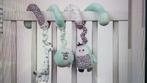 Boxspiraal Tiamo Hello Little One met giraffe, uil en bal, Ophalen of Verzenden, Zo goed als nieuw, Wanddecoratie