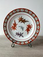 Vintage Aziatisch decoratieve bord met goudvissen, Antiek en Kunst, Ophalen of Verzenden