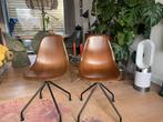 Twee eetkamer stoelen, Huis en Inrichting, Stoelen, Ophalen, Gebruikt, Twee, Bruin