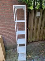 stelling / rek wit metaal, 5 schappen, Ophalen of Verzenden, 'T Olde Gre-j, Info@toldegrej.nl, Endepoelstraat 20f Didam