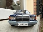 1:18 Mercedes W126 560 SEL blauw Norev, France, Auto, Norev, Norev