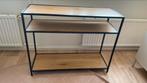 Wandkast sidetable industrieel (staal en hout), Huis en Inrichting, Tafels | Sidetables, Ophalen, 50 tot 100 cm, Zo goed als nieuw
