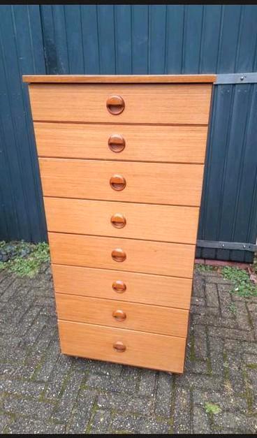 Schreiber lade kast., Huis en Inrichting, Kasten | Ladekasten, Zo goed als nieuw, Minder dan 100 cm, 25 tot 50 cm, 5 laden of meer