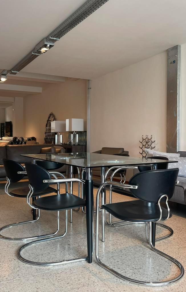 Effezeta eetkamerset Italy design, Huis en Inrichting, Complete eetkamers, Gebruikt, Ophalen