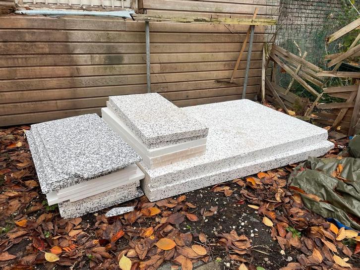 EPS platen in diverse maten, Doe-het-zelf en Verbouw, Isolatie en Afdichting, Zo goed als nieuw, Vloerisolatie, Piepschuim (Tempex)