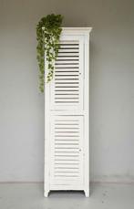 Antieke brocante smalle eendeurskast vintage meidenkast kast, Ophalen of Verzenden