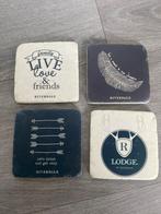 Riverdale Onderzetters - Set van 4, Ophalen of Verzenden, Zo goed als nieuw, Glas of Kopje