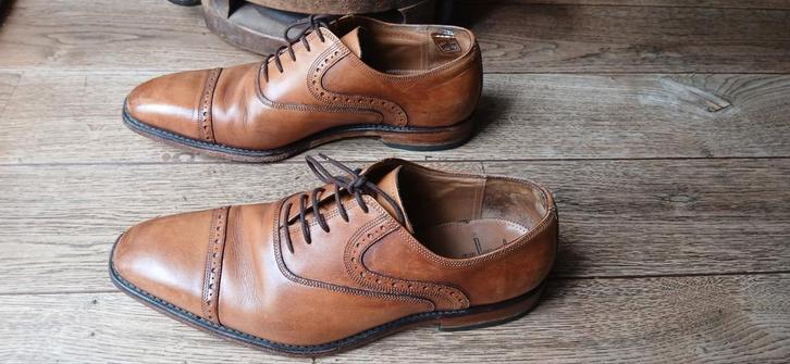 Mooi klassieke Brogues schoenen  van Bommel 41,5  7.5, Kleding | Heren, Schoenen, Zo goed als nieuw, Bruin, Ophalen of Verzenden