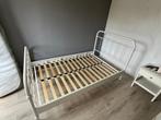 Twijfelaar Bed 120x200cm Vipack New York wit Metaal, Ophalen, Gebruikt, Wit, Twijfelaar