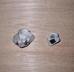 Witte Calciet met Amethist - Noorwegen, Verzamelen, Mineralen en Fossielen, Ophalen of Verzenden, Mineraal