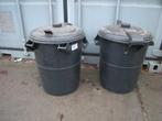 afvalbak, afvalcontainer, Ophalen, Kunststof, 50 tot 75 cm, 40 liter of meer